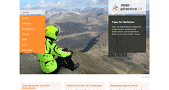 Desktop Screenshot of moto-adventure.ch